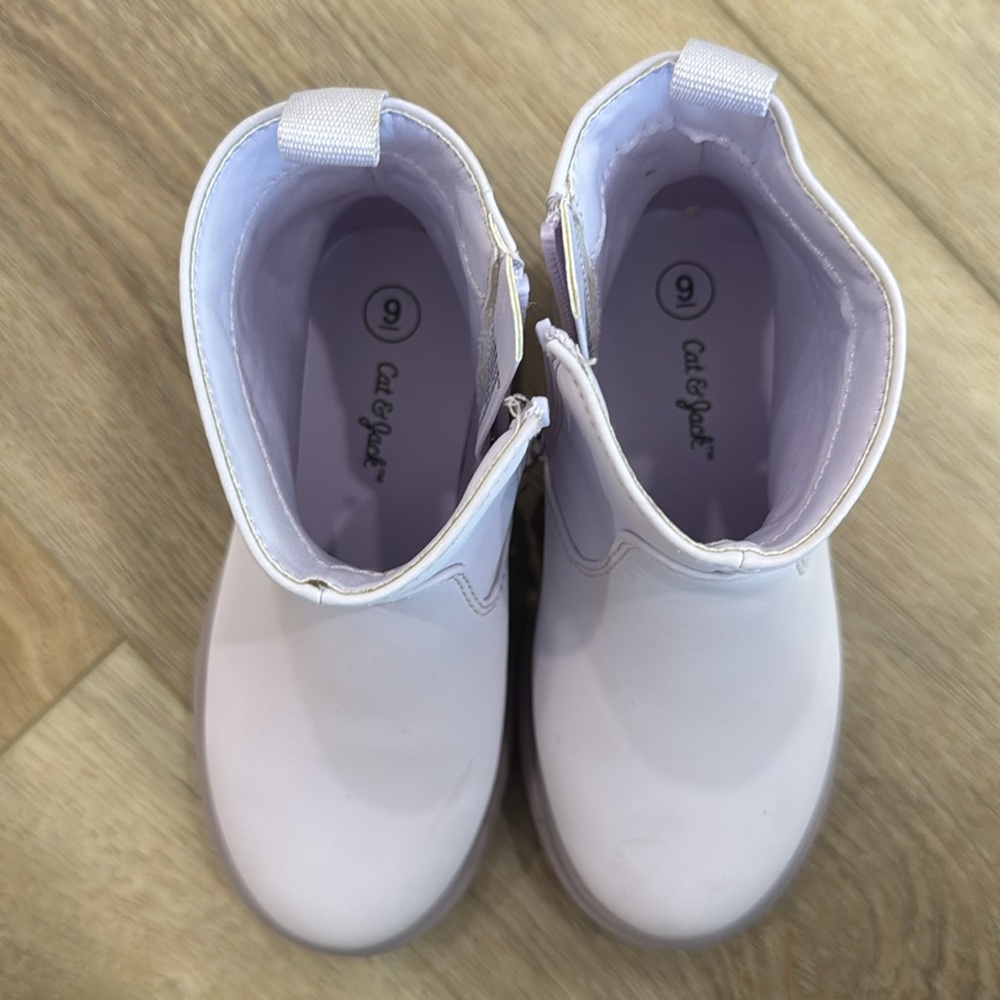 Cat & Jack Lavender Boots - Picture 2 of 5